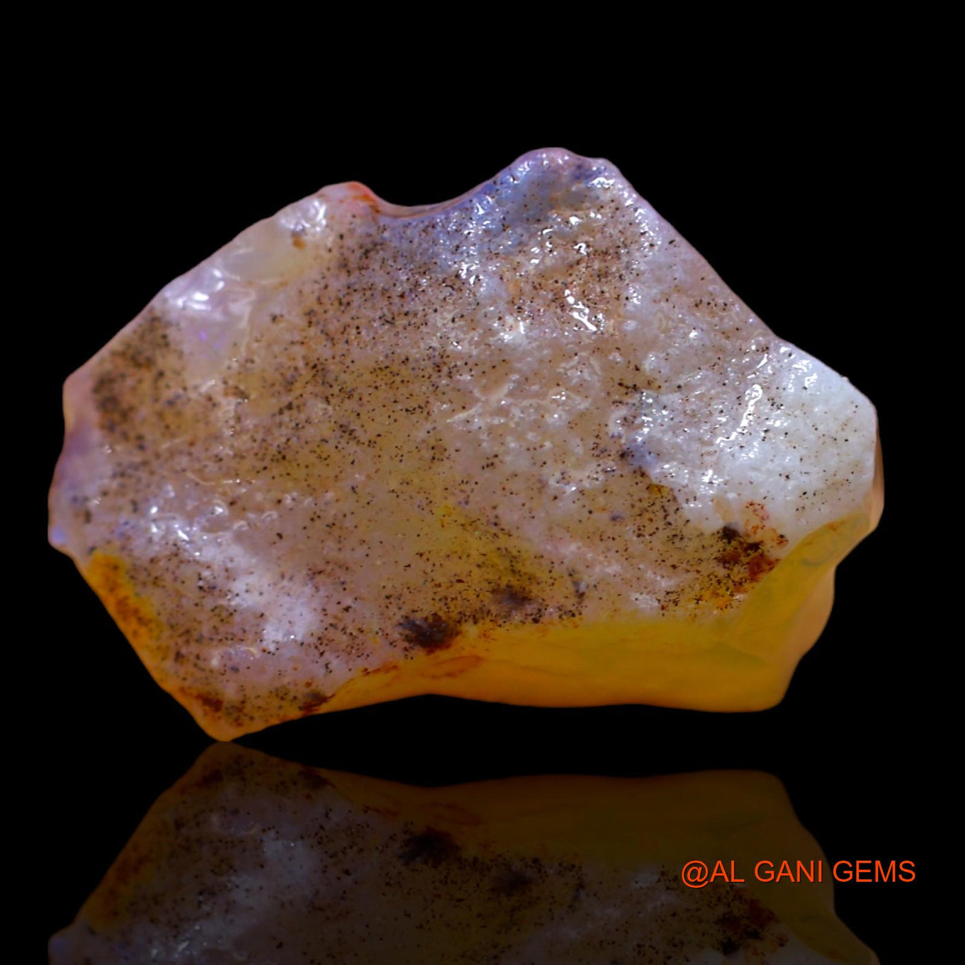 13.90 Cts Unheated Australian Fire Opal Loose Gemstone Fancy Rough Natural 23x15x8 mm RA-310