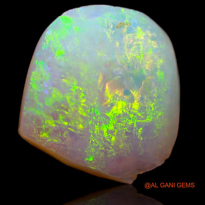 Natural Fire Opal Gemstone 3.25 Cts Loose Fancy Rough From Australia 11x10x5 mm RA-311