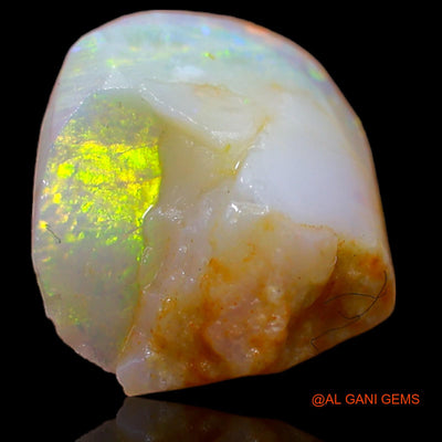 Natural Fire Opal Gemstone 3.25 Cts Loose Fancy Rough From Australia 11x10x5 mm RA-311