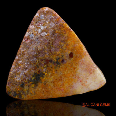 6.35 Cts Natural Australian Fire Opal Loose Gemstone Fancy Rough 18x17x4 mm RA-314