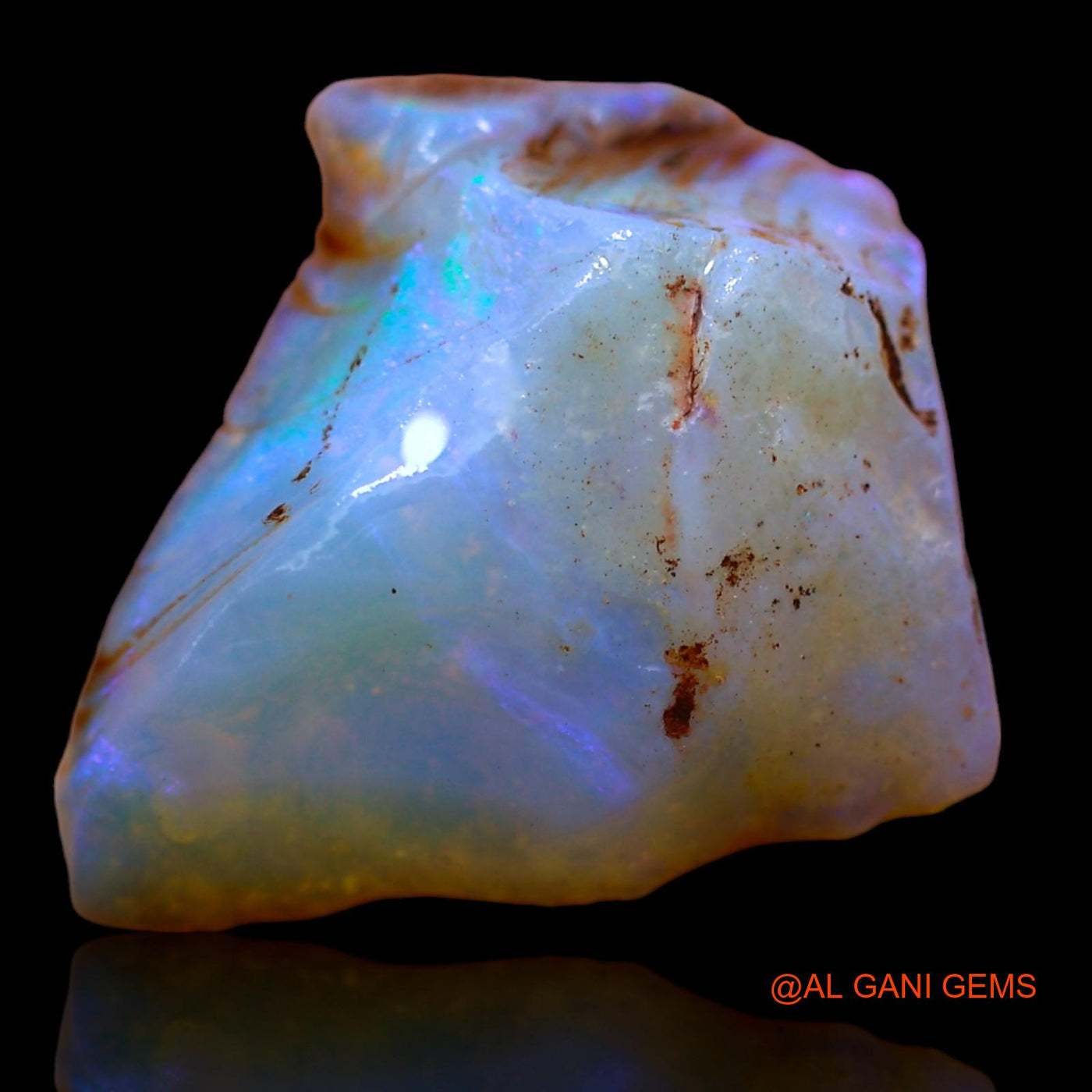 12.45 Cts Unheated Australian Fire Opal Loose Gemstone Fancy Rough Natural 18x17x9 mm RA-315