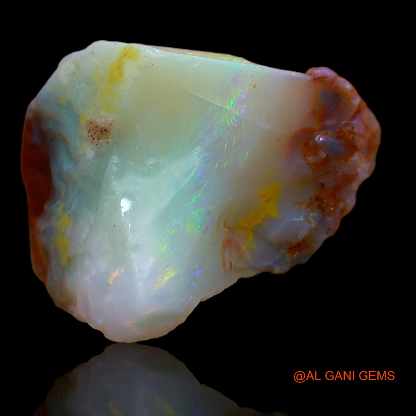 10.20 Cts Unheated Australian Fire Opal Loose Gemstone Fancy Rough Natural 18x15x7 mm RA-317