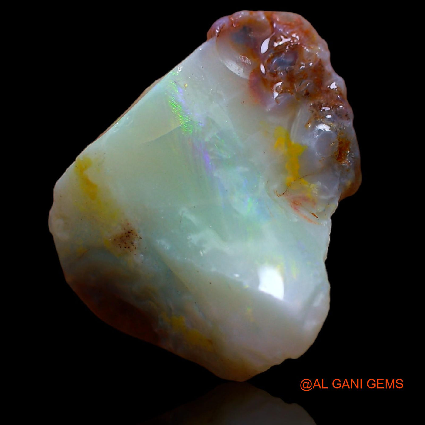 10.20 Cts Unheated Australian Fire Opal Loose Gemstone Fancy Rough Natural 18x15x7 mm RA-317