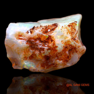 Natural Fire Opal Gemstone 13.20 Cts Loose Fancy Rough From Australia 16x11x11 mm RA-319