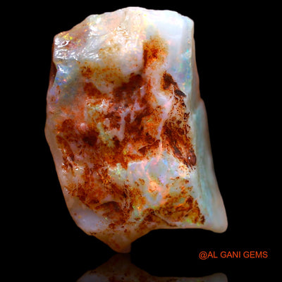 Natural Fire Opal Gemstone 13.20 Cts Loose Fancy Rough From Australia 16x11x11 mm RA-319