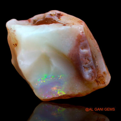 Natural Fire Opal Gemstone 13.20 Cts Loose Fancy Rough From Australia 16x11x11 mm RA-319