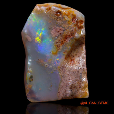 Natural Untreated Fire Opal Loose Gemstone Fancy Rough From Australia 4.25 Cts 16x10x3 mm RA-31