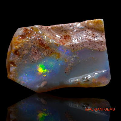 Natural Untreated Fire Opal Loose Gemstone Fancy Rough From Australia 4.25 Cts 16x10x3 mm RA-31