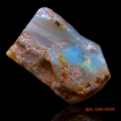 Natural Untreated Fire Opal Loose Gemstone Fancy Rough From Australia 4.25 Cts 16x10x3 mm RA-31