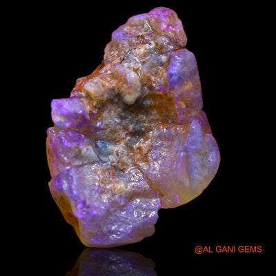 Natural Fire Opal Gemstone 11.60 Cts Loose Fancy Rough From Australia 18x14x9 mm RA-320