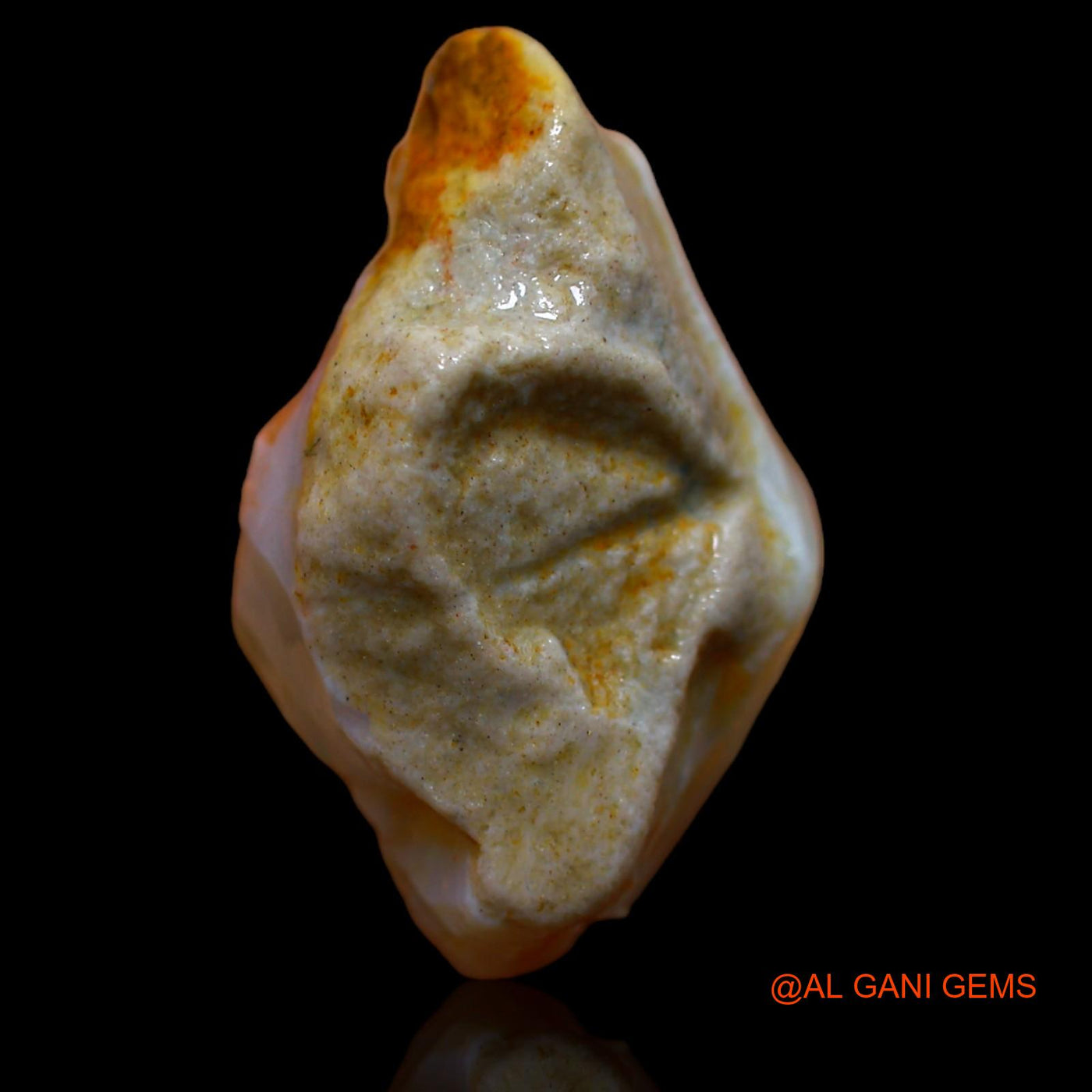 14.05 Cts Unheated Australian Fire Opal Loose Gemstone Fancy Rough Natural 22x14x11 mm RA-322
