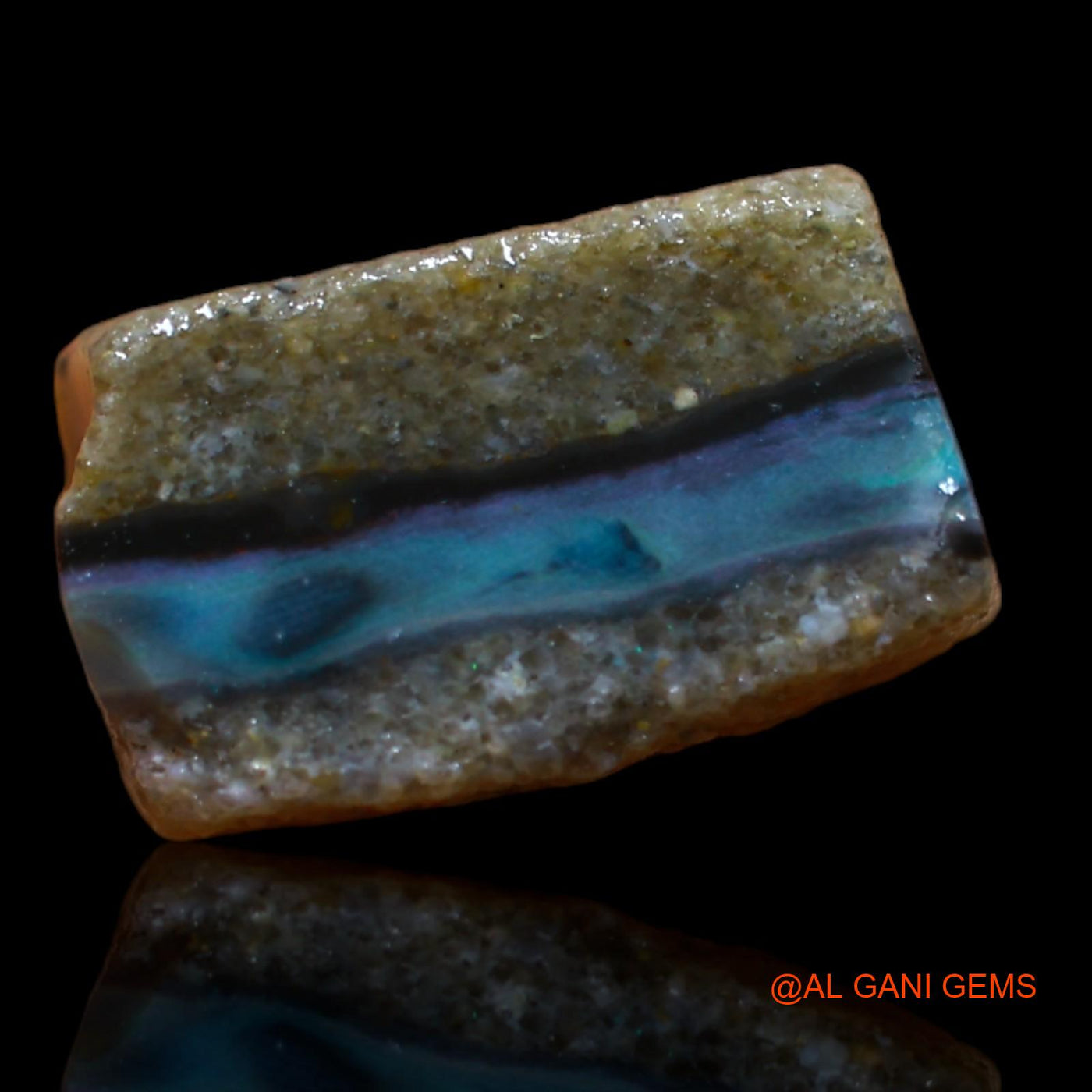16.55 Cts Natural Australian Fire Opal Loose Gemstone Fancy Rough 15x14x8 mm RA-323