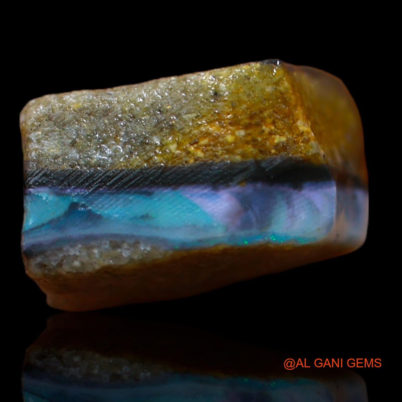 16.55 Cts Natural Australian Fire Opal Loose Gemstone Fancy Rough 15x14x8 mm RA-323