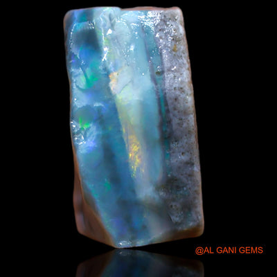 13.15 Cts Natural Australian Fire Opal Loose Gemstone Fancy Rough 14x14x7 mm RA-326