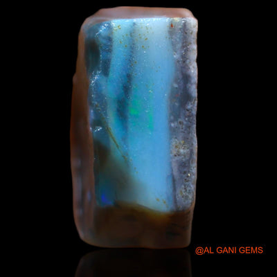 13.15 Cts Natural Australian Fire Opal Loose Gemstone Fancy Rough 14x14x7 mm RA-326