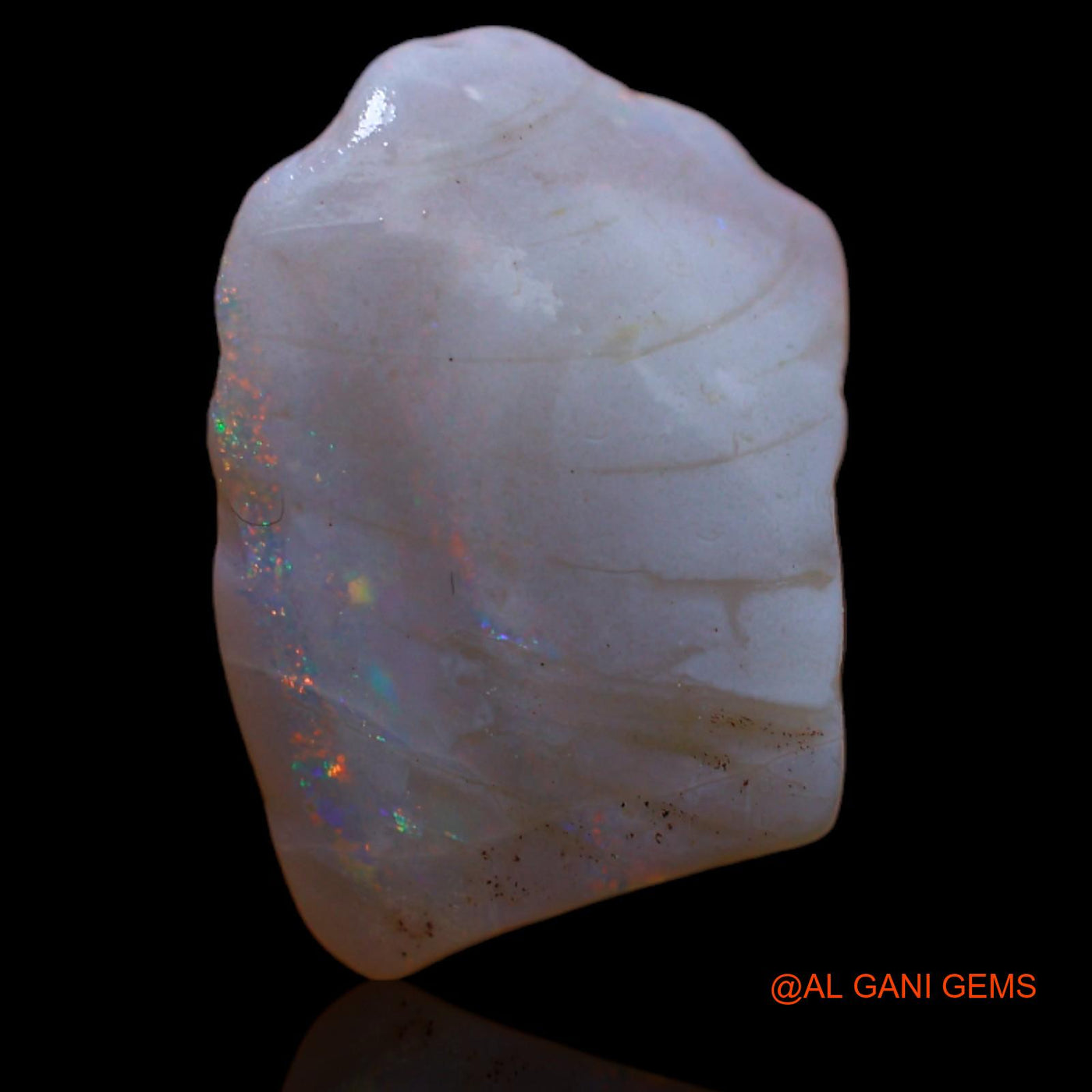 3.55 Cts Natural Australian Fire Opal Fancy Rough Loose Gemstone For Jewelry 16x11x3 mm RA-32