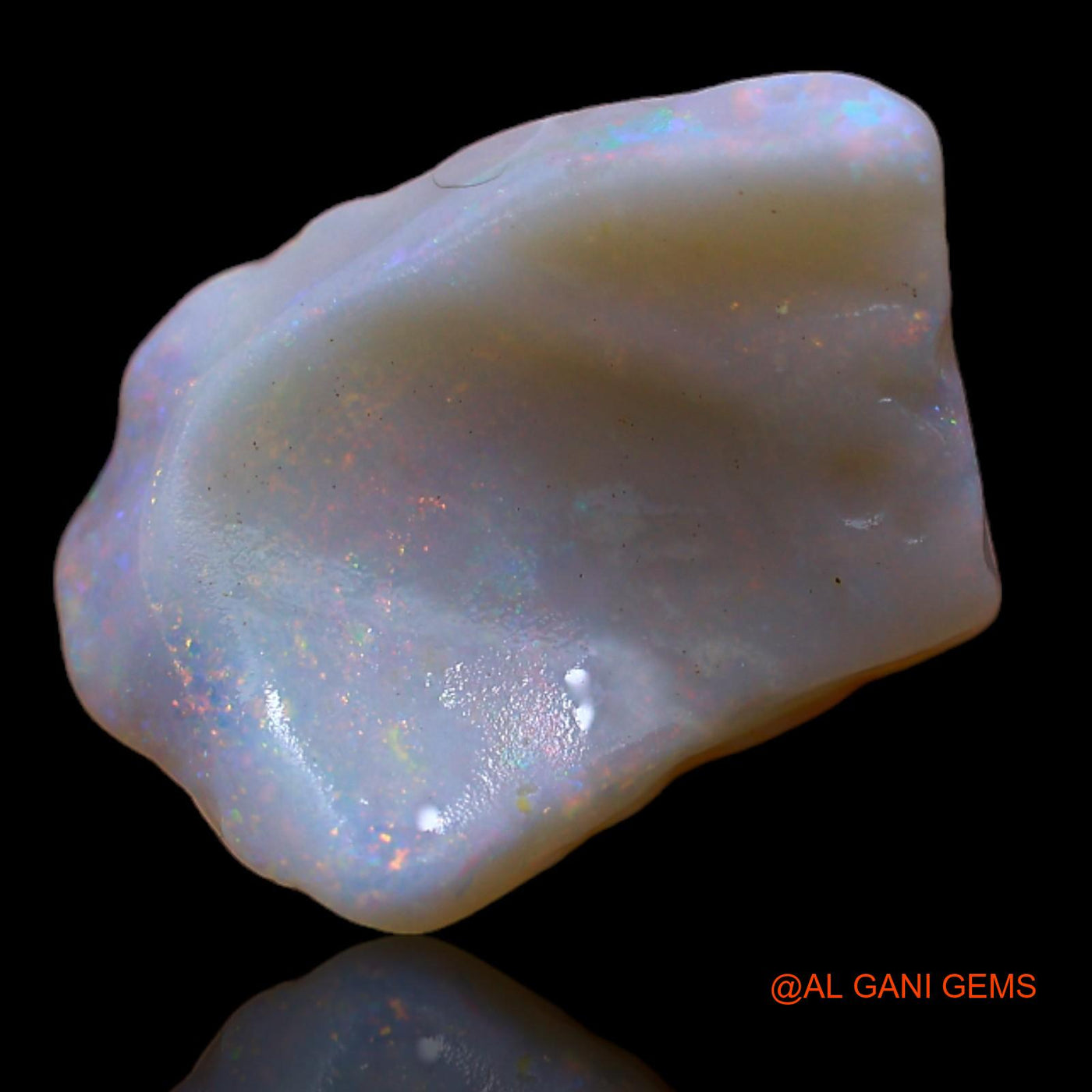 3.55 Cts Natural Australian Fire Opal Fancy Rough Loose Gemstone For Jewelry 16x11x3 mm RA-32