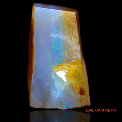 Natural Fire Opal Gemstone 11.75 Cts Loose Fancy Rough From Australia 14x14x8 mm RA-331