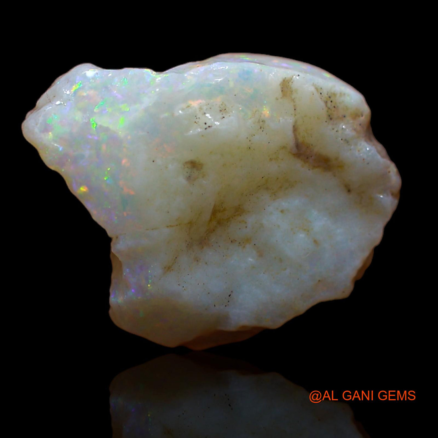 11.45 Cts Natural Australian Fire Opal Loose Gemstone Fancy Rough 18x14x10 mm RA-332