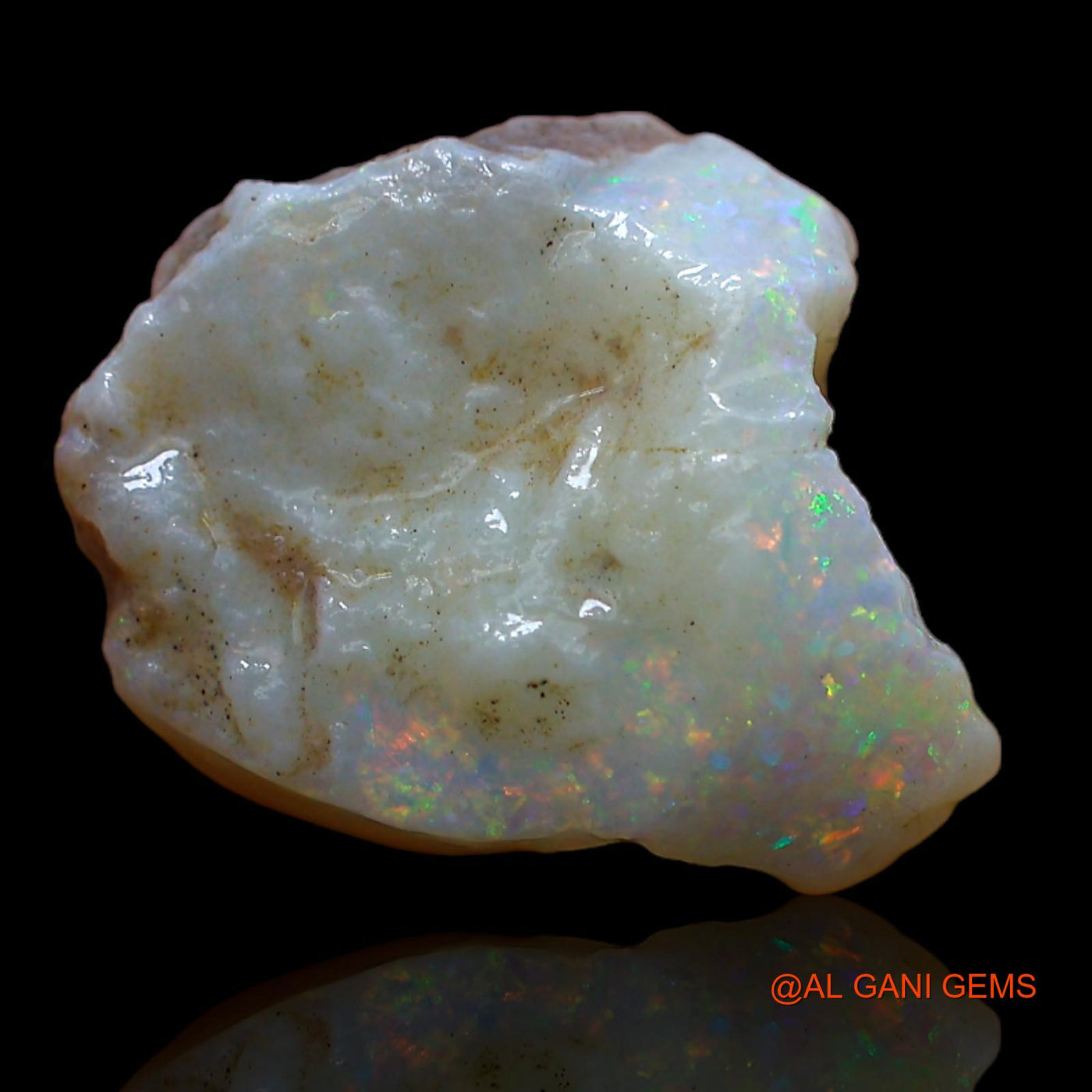 11.45 Cts Natural Australian Fire Opal Loose Gemstone Fancy Rough 18x14x10 mm RA-332