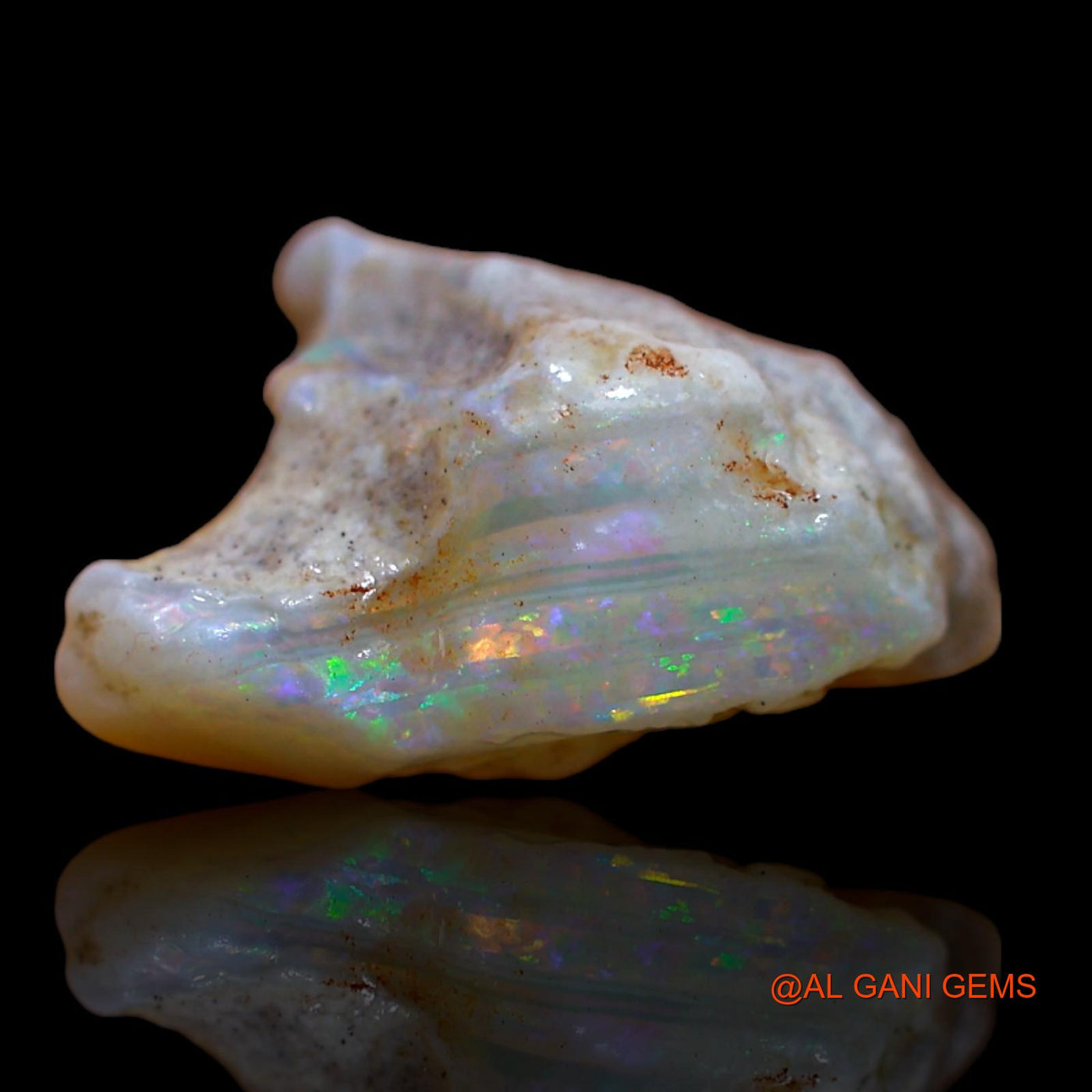 11.45 Cts Natural Australian Fire Opal Loose Gemstone Fancy Rough 18x14x10 mm RA-332
