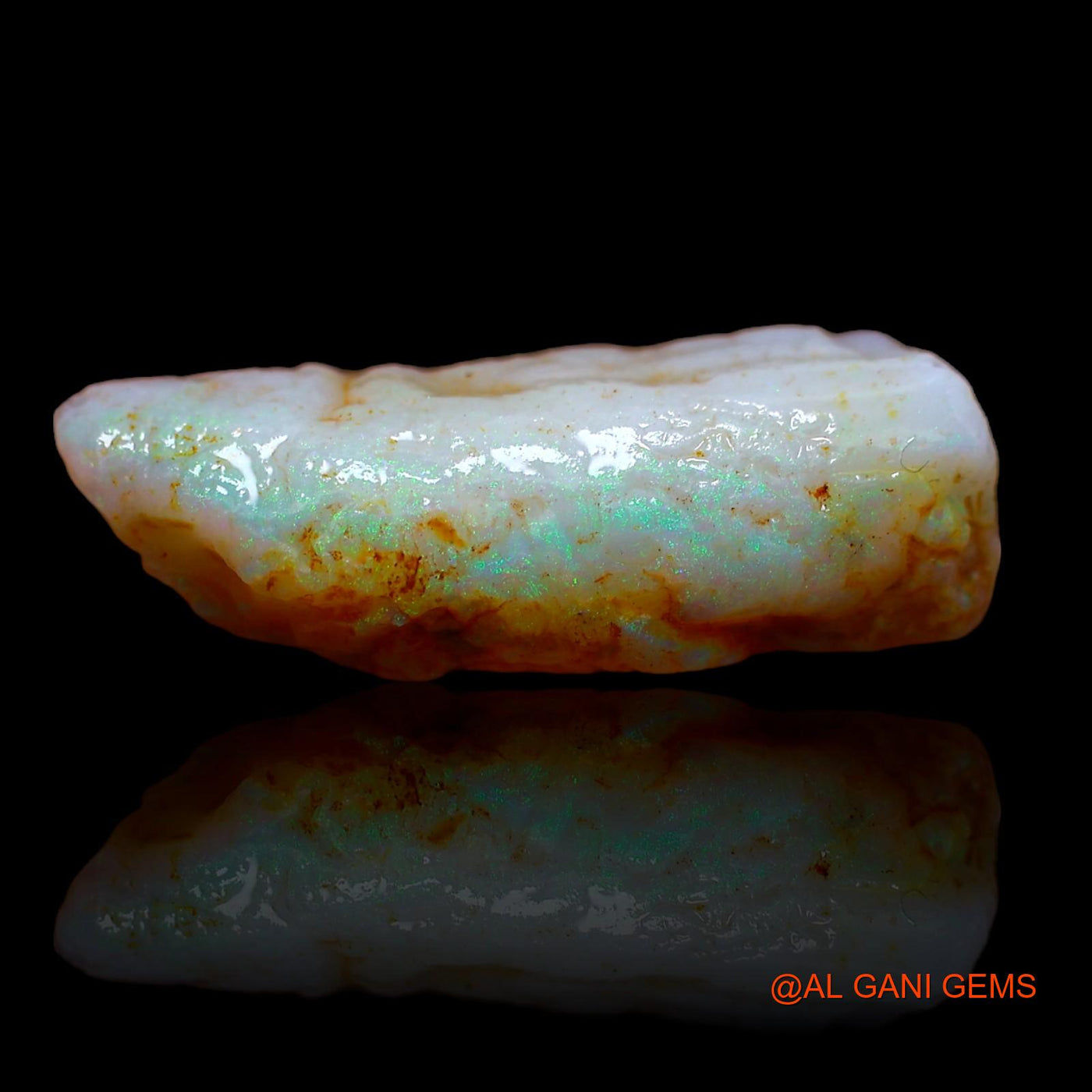 Natural Untreated Fire Opal Loose Gemstone Fancy Rough From Australia 10.00 Cts 24x9x7 mm RA-336