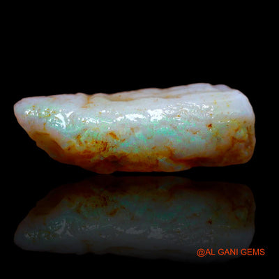 Natural Untreated Fire Opal Loose Gemstone Fancy Rough From Australia 10.00 Cts 24x9x7 mm RA-336