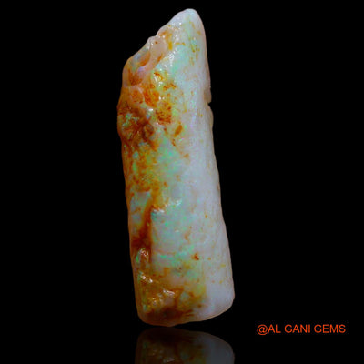 Natural Untreated Fire Opal Loose Gemstone Fancy Rough From Australia 10.00 Cts 24x9x7 mm RA-336