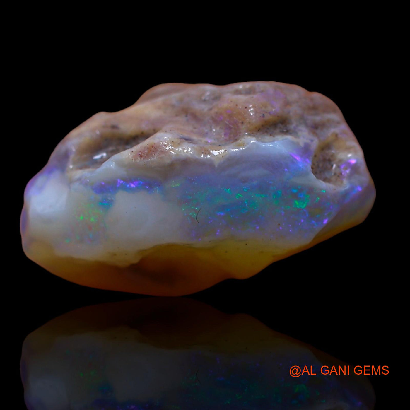 12.50 Cts Natural Australian Fire Opal Loose Gemstone Fancy Rough 19x11x11 mm RA-337