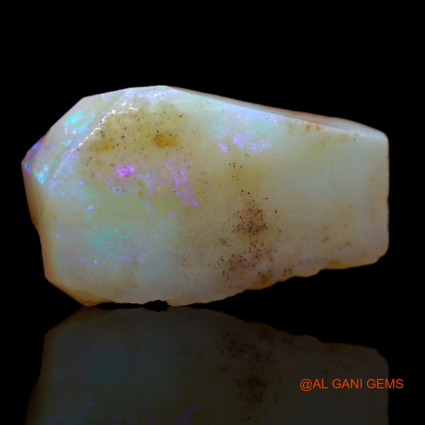 8.15 Cts Natural Australian Fire Opal Loose Gemstone Fancy Rough 19x11x5 mm RA-338