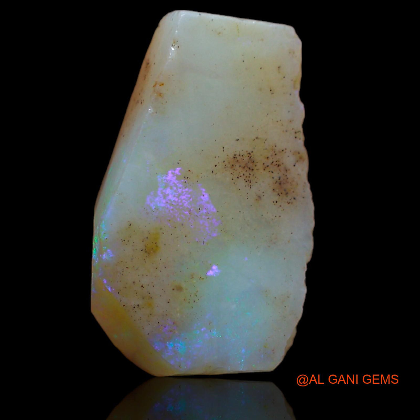 8.15 Cts Natural Australian Fire Opal Loose Gemstone Fancy Rough 19x11x5 mm RA-338