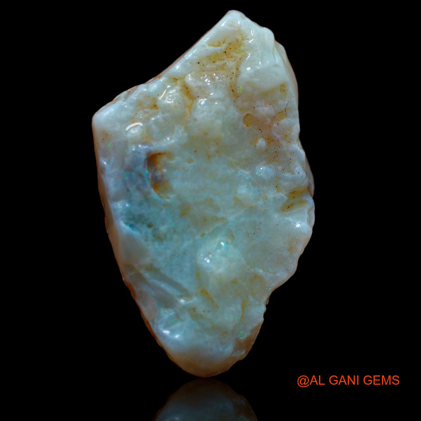 12.15 Cts Natural Australian Fire Opal Loose Gemstone Fancy Rough 23x15x8 mm RA-340