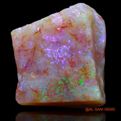 Natural Untreated Fire Opal Loose Gemstone Fancy Rough From Australia 16.60 Cts 15x14x10 mm RA-341