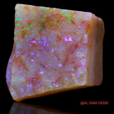 Natural Untreated Fire Opal Loose Gemstone Fancy Rough From Australia 16.60 Cts 15x14x10 mm RA-341