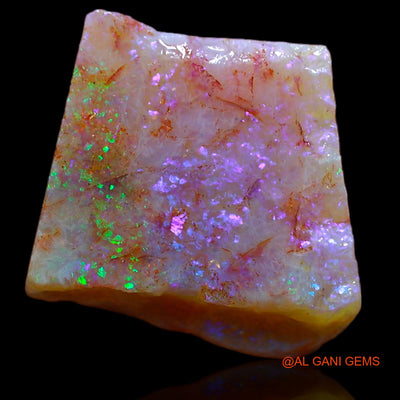 Natural Untreated Fire Opal Loose Gemstone Fancy Rough From Australia 16.60 Cts 15x14x10 mm RA-341