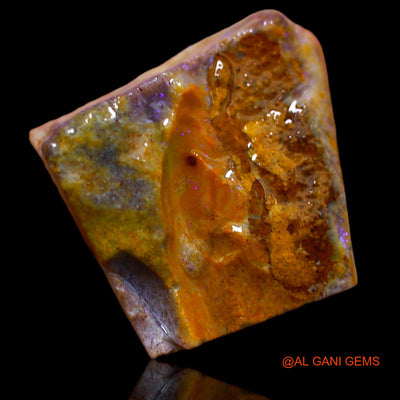 Natural Untreated Fire Opal Loose Gemstone Fancy Rough From Australia 16.60 Cts 15x14x10 mm RA-341