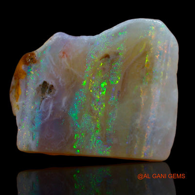 Natural Fire Opal Gemstone 9.35 Cts Loose Fancy Rough From Australia 19x15x6 mm RA-342