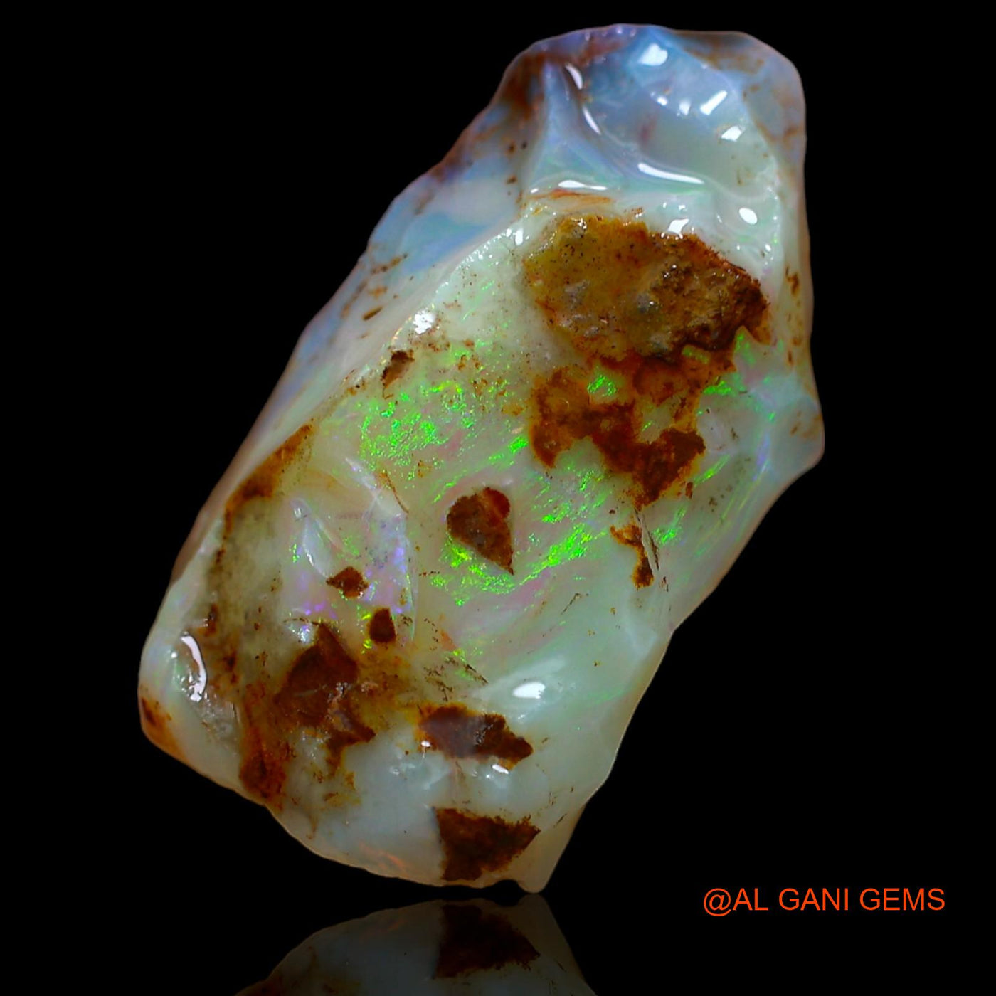 13.70 Cts Unheated Australian Fire Opal Loose Gemstone Fancy Rough Natural 22x11x7 mm RA-343