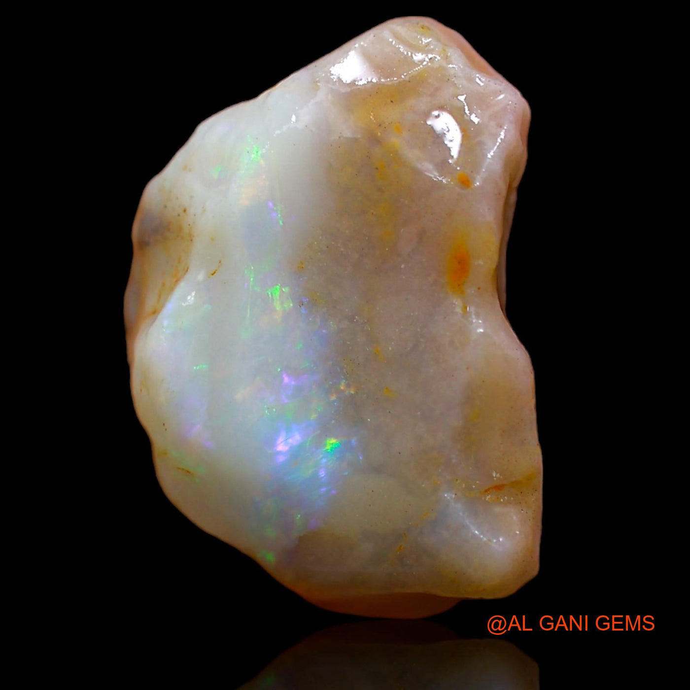18.35 Cts Natural Australian Fire Opal Loose Gemstone Fancy Rough 19x16x13 mm RA-344
