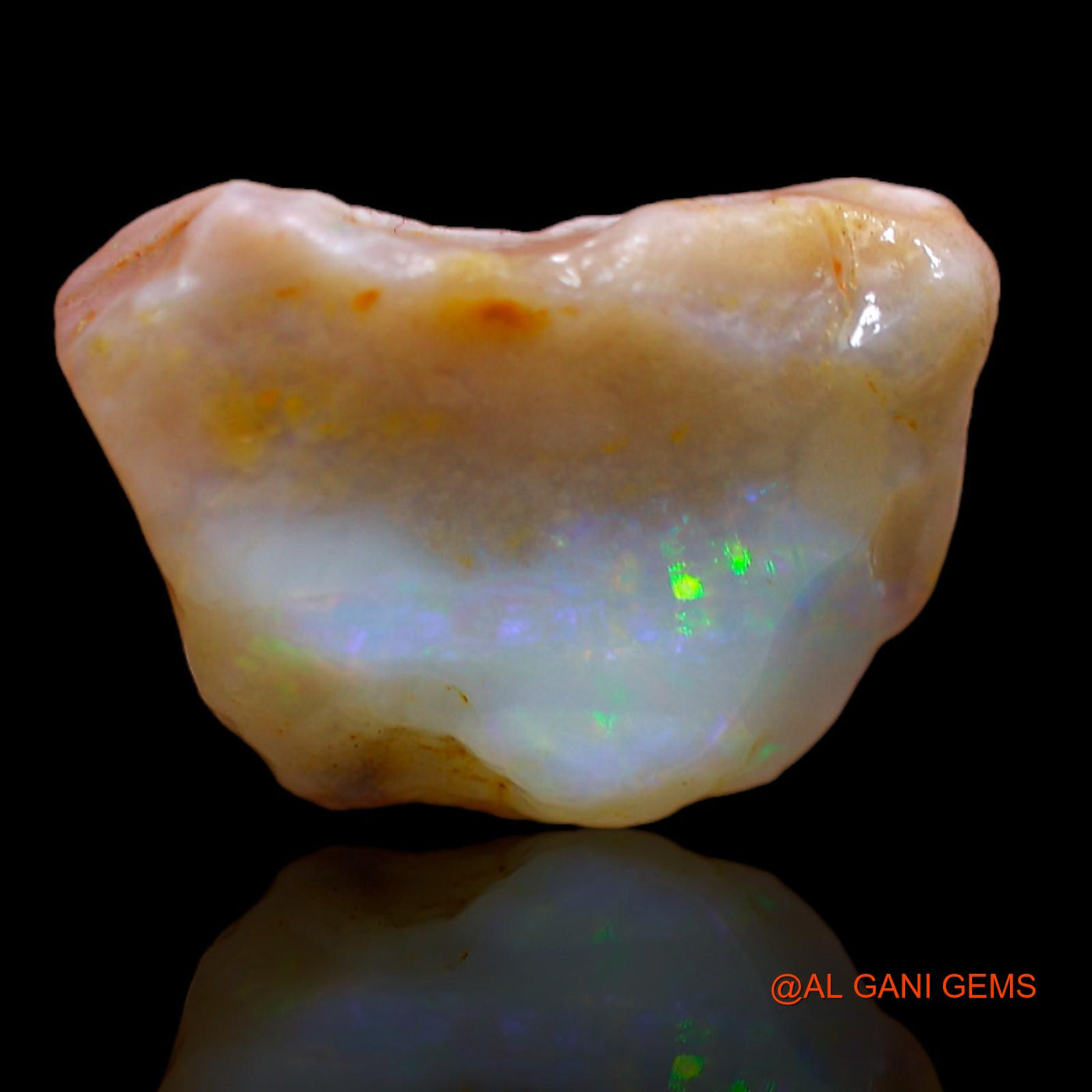 18.35 Cts Natural Australian Fire Opal Loose Gemstone Fancy Rough 19x16x13 mm RA-344
