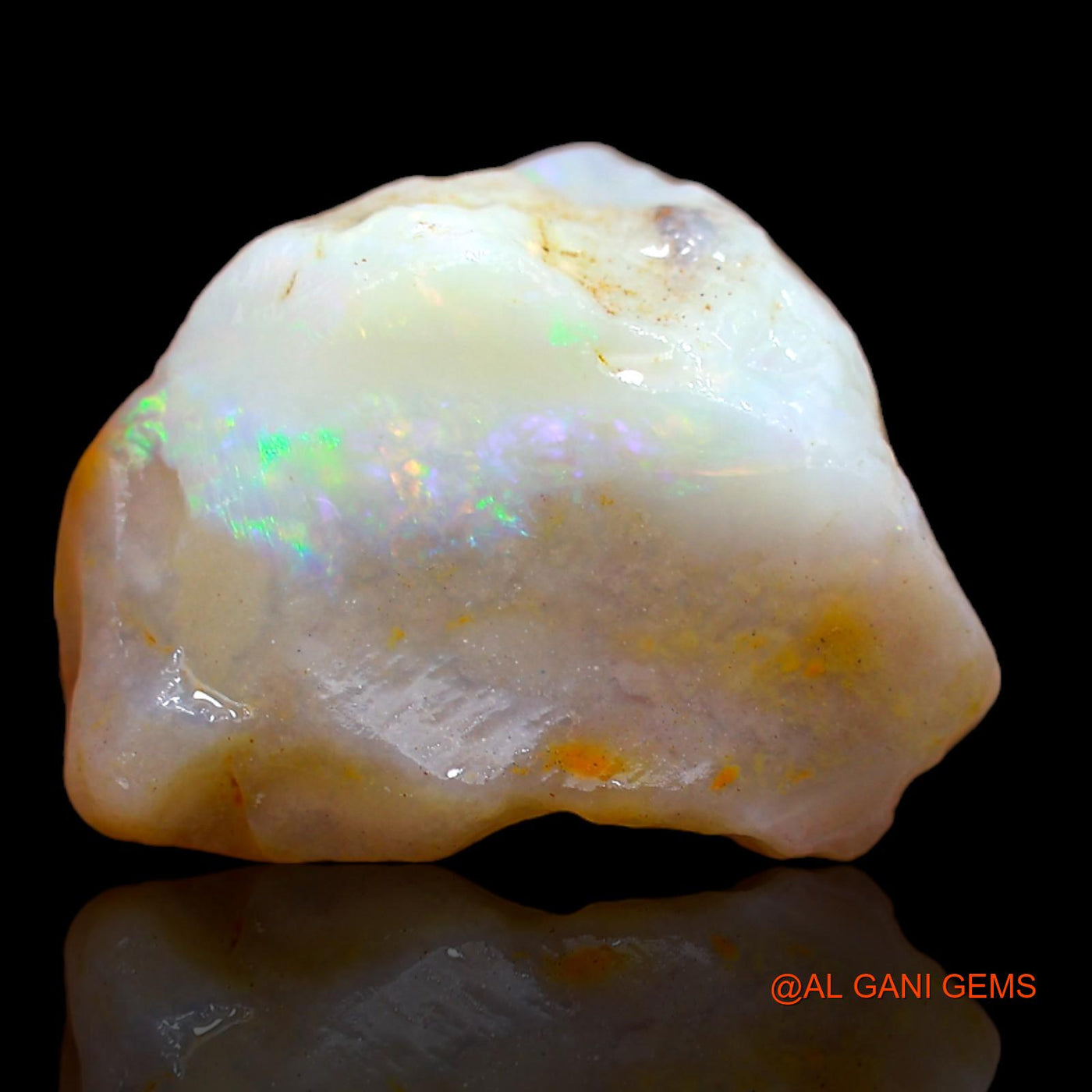 18.35 Cts Natural Australian Fire Opal Loose Gemstone Fancy Rough 19x16x13 mm RA-344