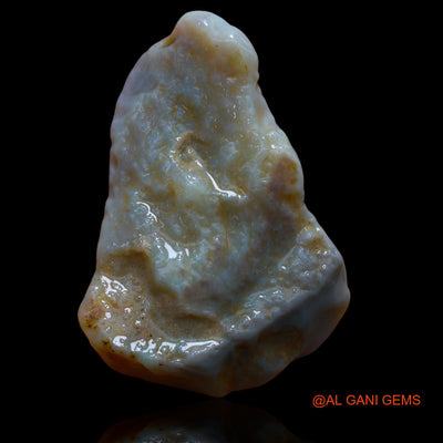 77.30 Cts Natural Australian Fire Opal Loose Gemstone Fancy Rough 49x35x9 mm RA-349