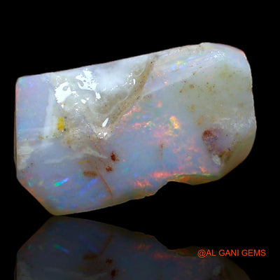 5.35 Cts Natural Australian Fire Opal Loose Gemstone Fancy Rough 16x9x5 mm RA-34