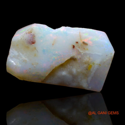 5.35 Cts Natural Australian Fire Opal Loose Gemstone Fancy Rough 16x9x5 mm RA-34