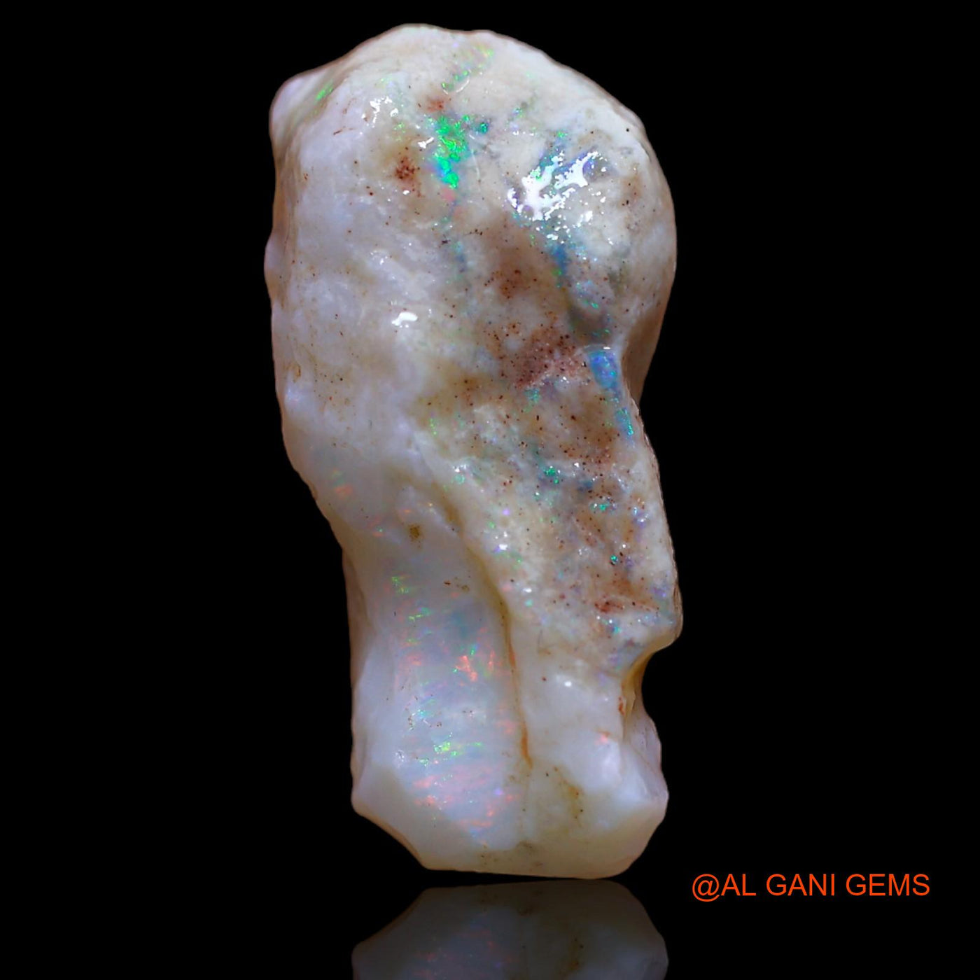 10.45 Cts Natural Australian Fire Opal Loose Gemstone Fancy Rough 22x10x8 mm RA-350