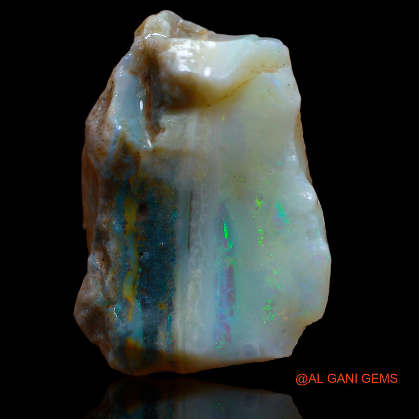 19.25 Cts Unheated Australian Fire Opal Loose Gemstone Fancy Rough Natural 23x12x17 mm RA-351