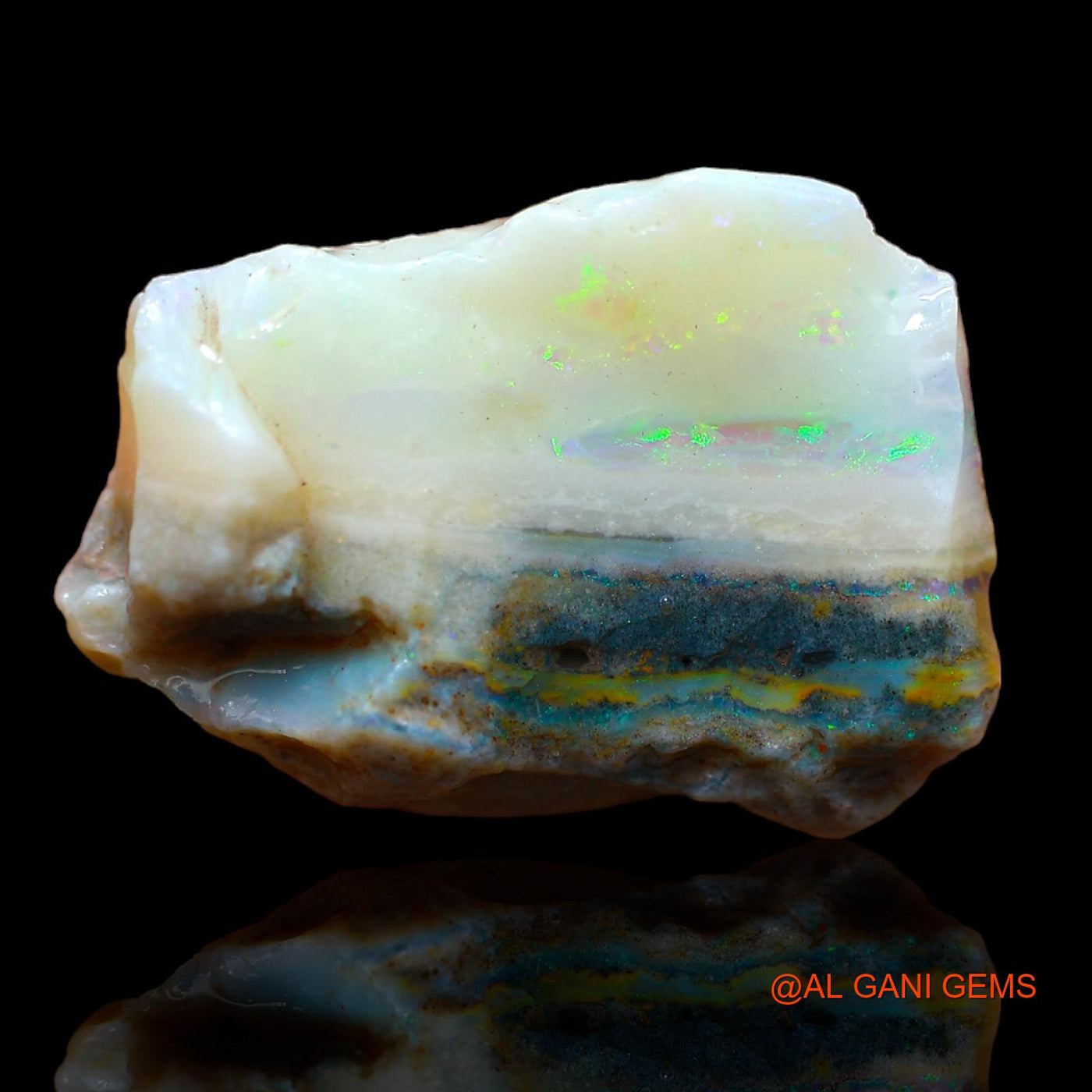 19.25 Cts Unheated Australian Fire Opal Loose Gemstone Fancy Rough Natural 23x12x17 mm RA-351