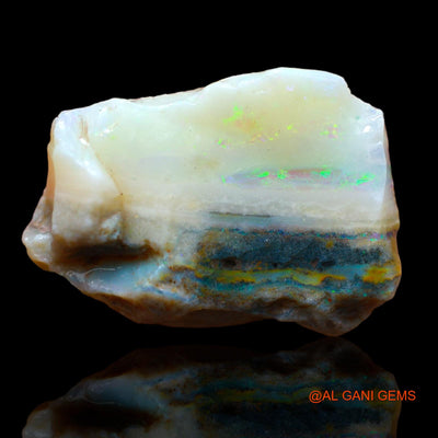 19.25 Cts Unheated Australian Fire Opal Loose Gemstone Fancy Rough Natural 23x12x17 mm RA-351