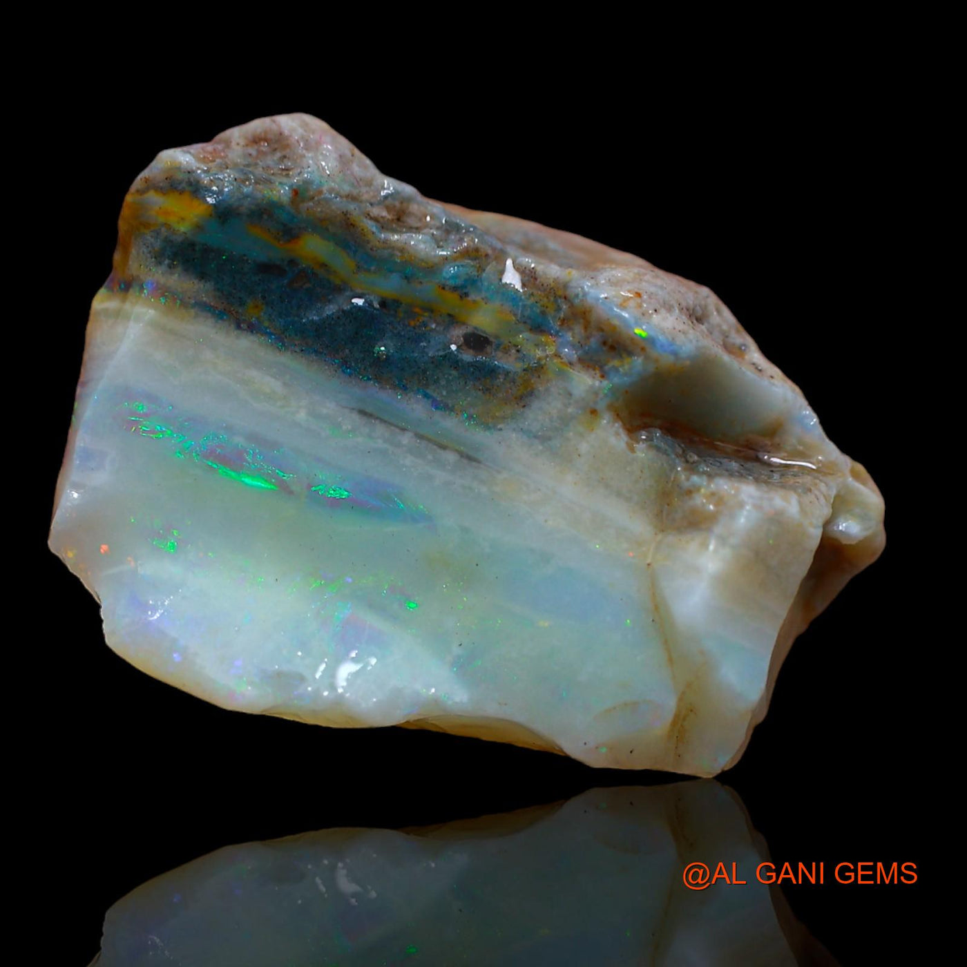19.25 Cts Unheated Australian Fire Opal Loose Gemstone Fancy Rough Natural 23x12x17 mm RA-351