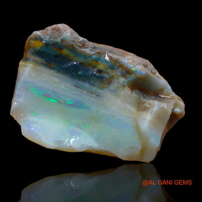 19.25 Cts Unheated Australian Fire Opal Loose Gemstone Fancy Rough Natural 23x12x17 mm RA-351